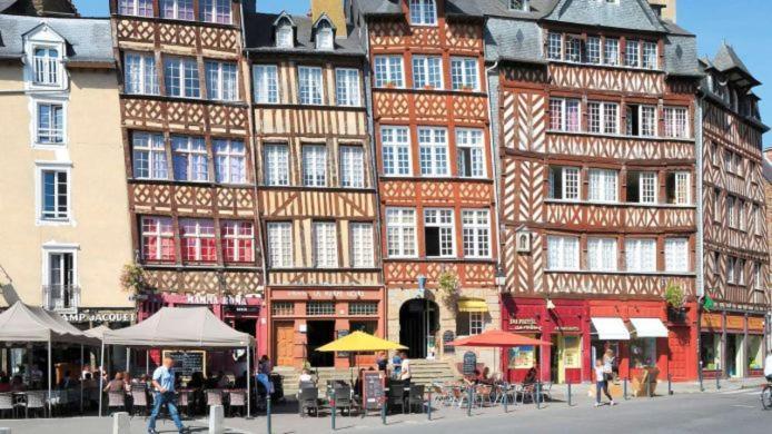 Splendide Appartement Rennes Centre + Parking ภายนอก รูปภาพ