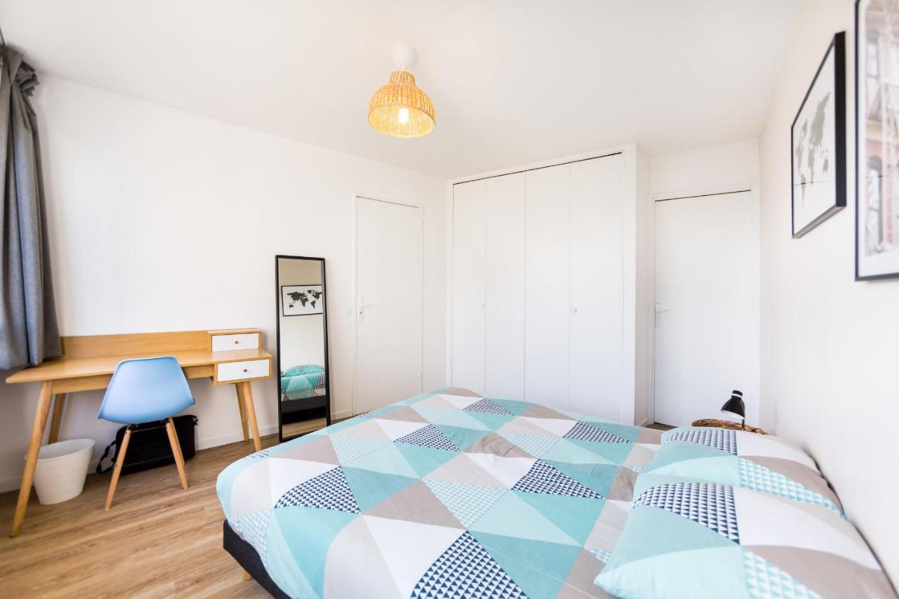 Splendide Appartement Rennes Centre + Parking ภายนอก รูปภาพ